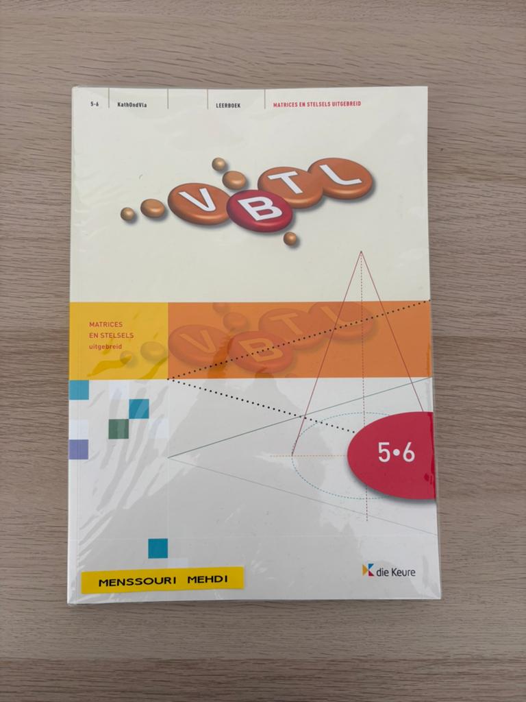 VBTL 5 matrices uitgebreid lw 6/8 ISBN 9789048614608, Boeken, Schoolboeken, Ophalen of Verzenden, Zo goed als nieuw, ASO, Wiskunde A
