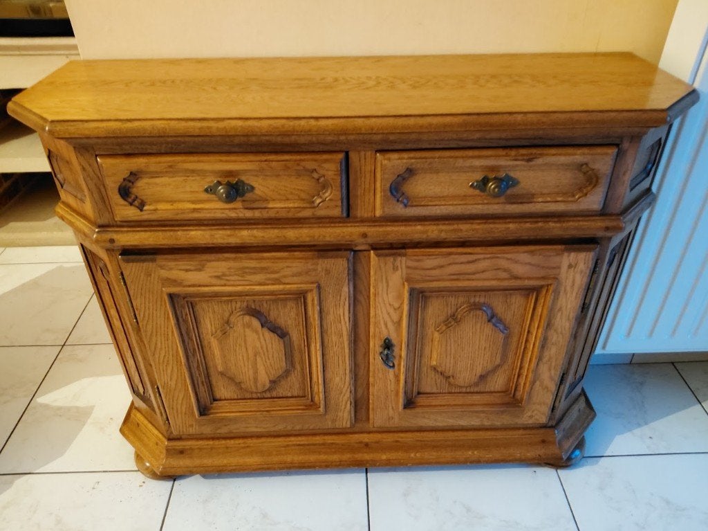 Kleine eiken kast, Maison & Meubles, 25 à 50 cm, Eik, Enlèvement, Utilisé
