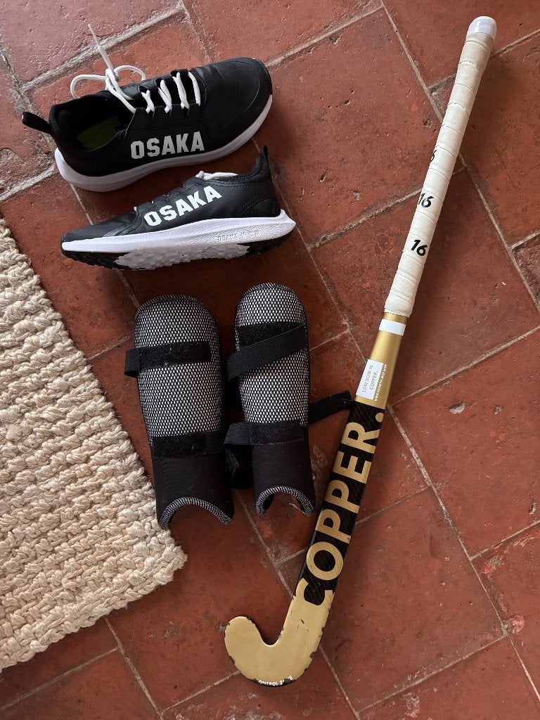 Hockey kit voor jongens (8-9 jaar), Sports & Fitness, Enlèvement, Utilisé, Stick