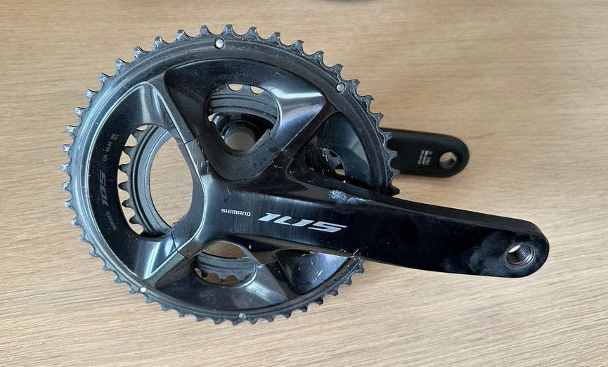 Shimano 105 FC-R7100 crankset 12-speed 50/34 – 172,5 mm, Fietsen en Brommers, Fietsonderdelen, Zo goed als nieuw, Aluminium, Racefiets