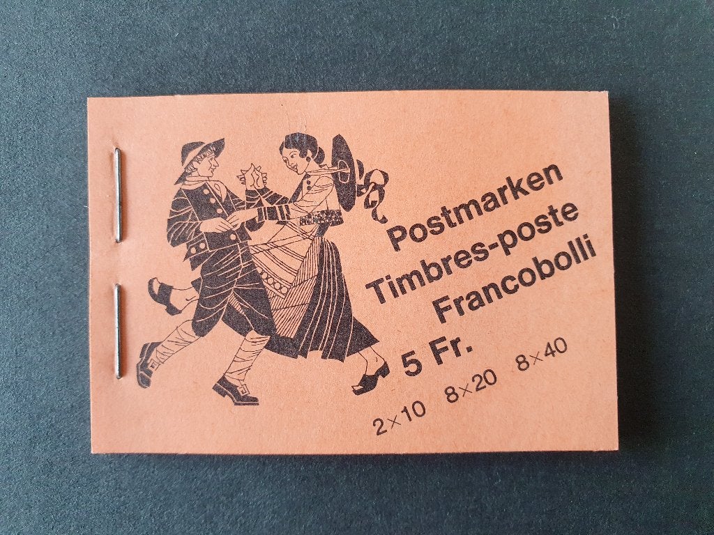 SUISSE - CARNET DE TIMBRES NEUFS - SERIE COUTUME, Enlèvement ou Envoi, Non oblitéré