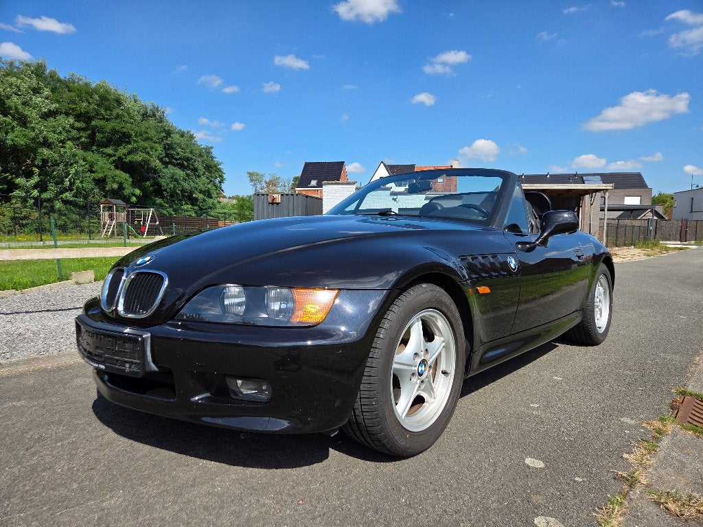BMW Z3 1.8i Roadster – 107.123 km – Oldtimer - Garantie, Autos, BMW, Euro 2, Achat, Noir, 2 portes