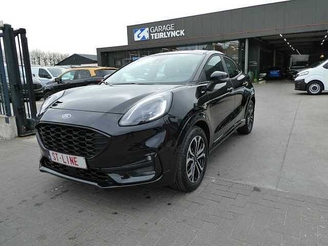 Ford Puma ST-line 1.0 i MHEV Hybride 125pk Camera '24, Puma, Euro 6, Zwart, Bedrijf