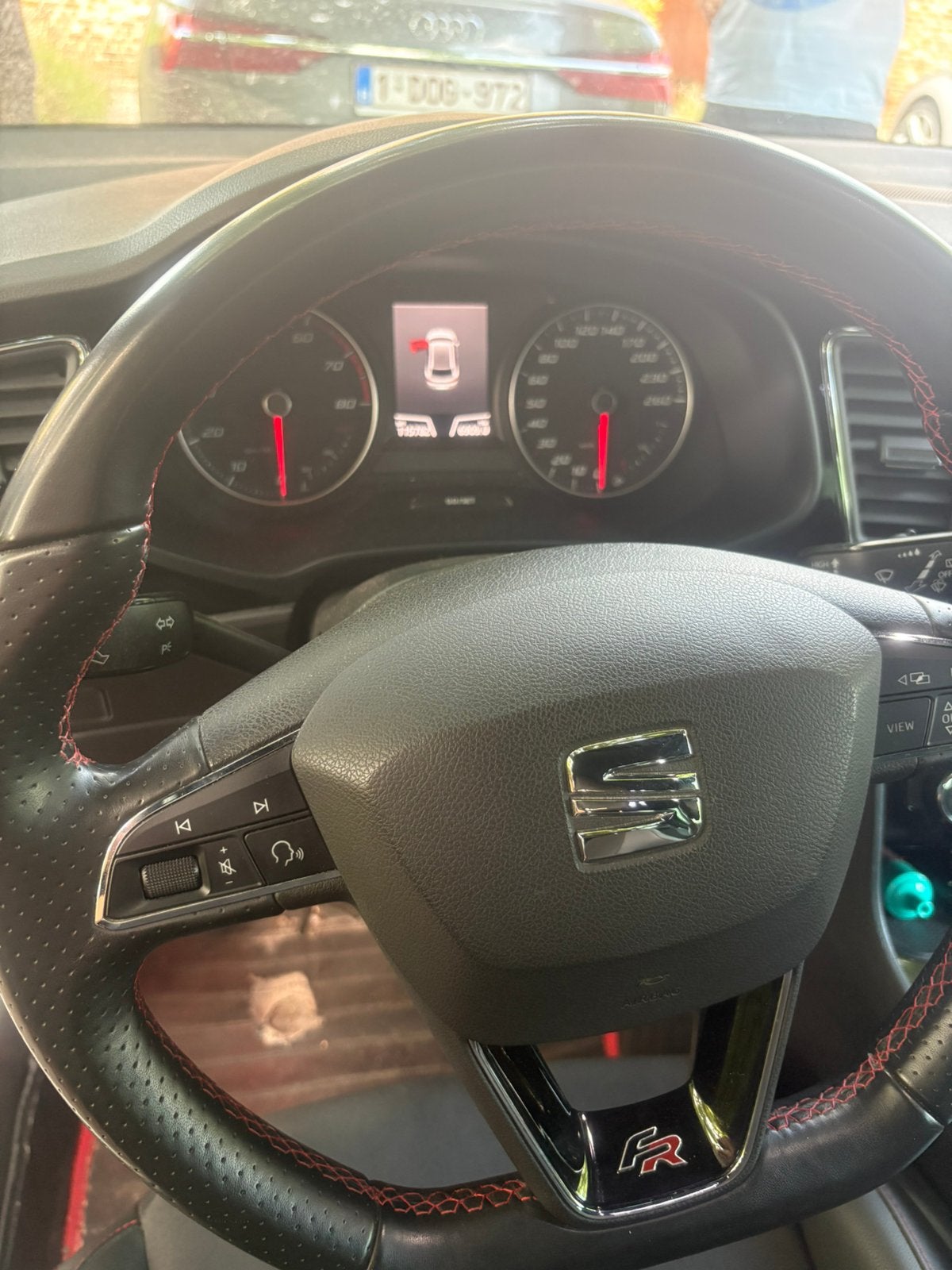 Seat Leon FR, Auto's, Seat, Zwart, Leon, Alcantara, Wit