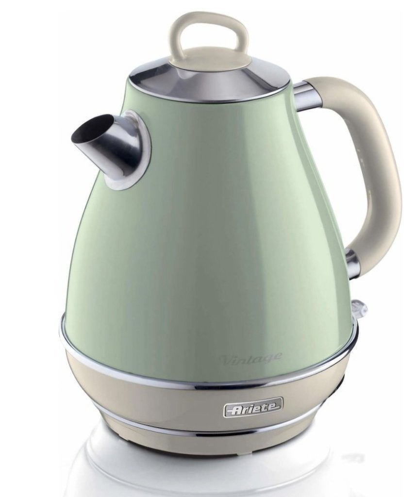 WATERKOKER " ARIETE " 2869 / RETRO MODEL, Elektronische apparatuur, 1 tot 2 liter, Ophalen, Zo goed als nieuw, Draadloos