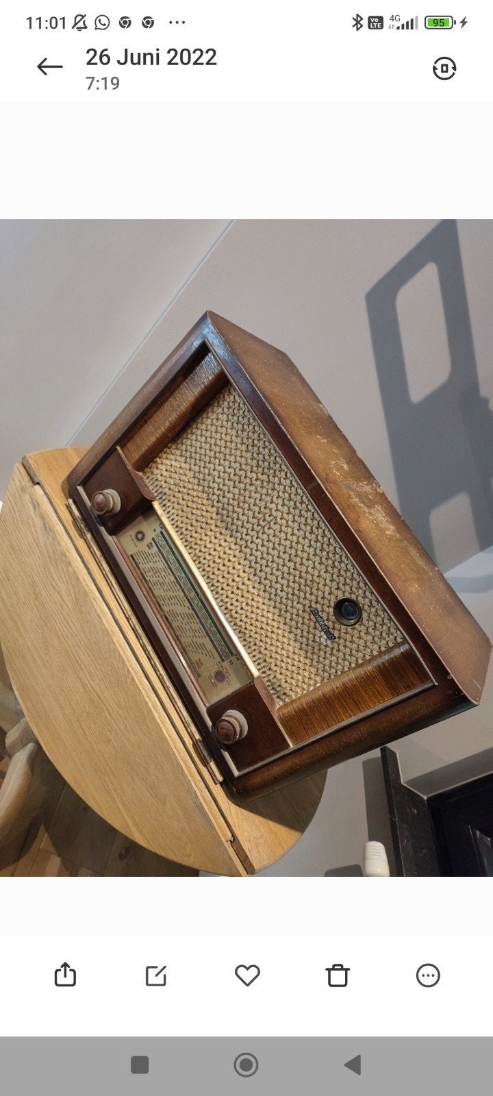 Antieke radio, Antiek en Kunst, Antiek | Tv's en Audio, Ophalen