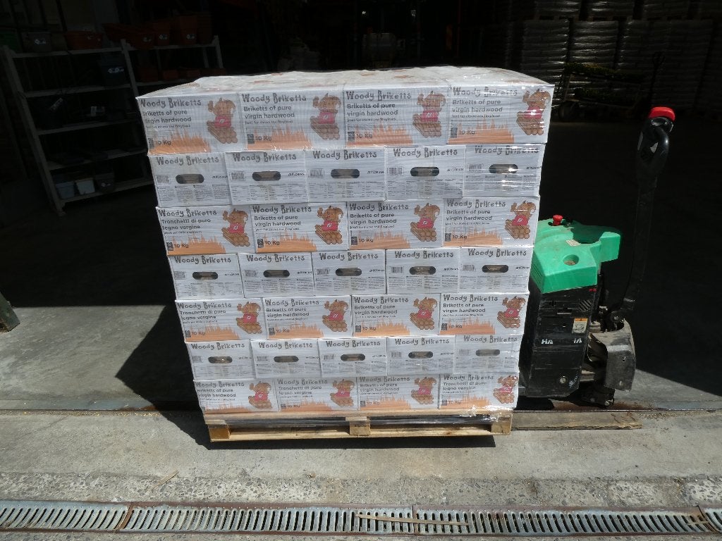 houtbriketten  zomerpromo, Enlèvement