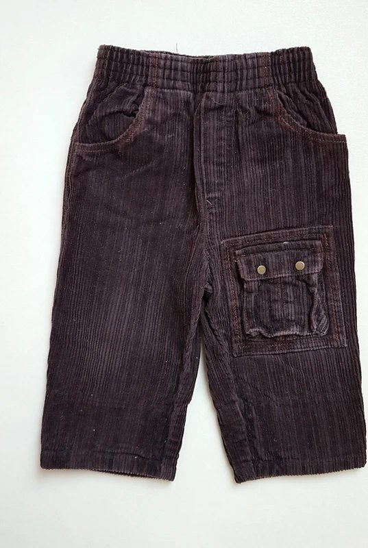 CATIMINI atelier - Pantalon en velours brun - T.12 mois/74cm, Pantalon, Garçon ou Fille, Enlèvement ou Envoi, CATIMINI