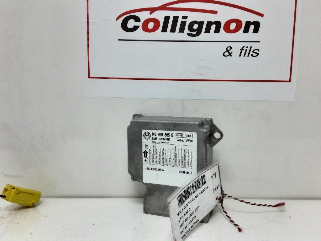 COMPUTER AIRBAG Golf V 4Motion (1K1) (1K0909605B), Auto-onderdelen, Gebruikt, Volkswagen, Mevr. I. Hauben, Rue de l'Espoir 34 34
4030  GRIVEGNÉE, BE