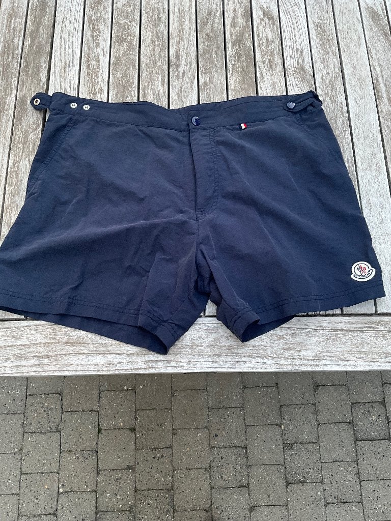 Moncler zwemshort, Kleding | Heren, Badmode en Zwemkleding, Ophalen, Maat 52/54 (L), Moncler, Blauw