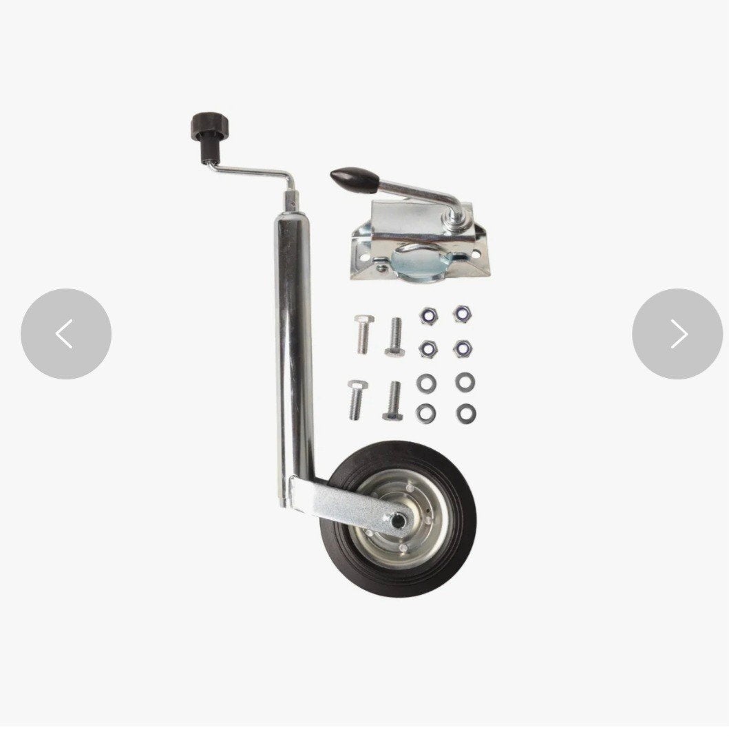Neuswiel en lichtbalk aanhangwagen, Ophalen