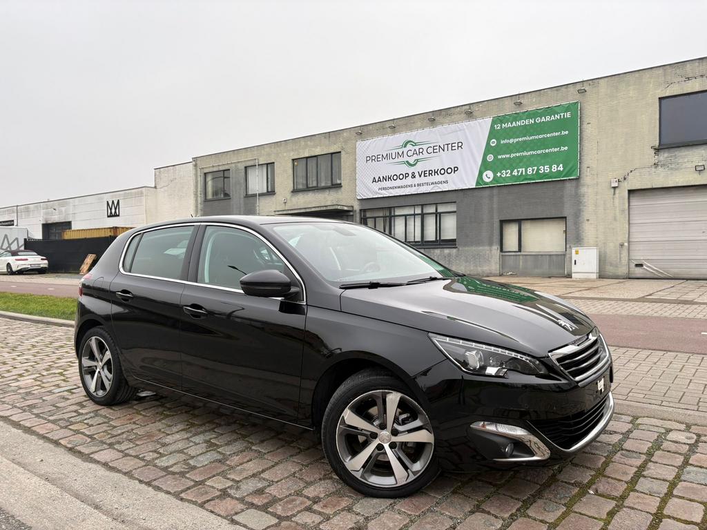 Peugeot 308 | 12 M Garantie | 41 Dkm | Automaat|Benzine|2016, Testrit aan huis, Stof, Zwart, 5 deurs