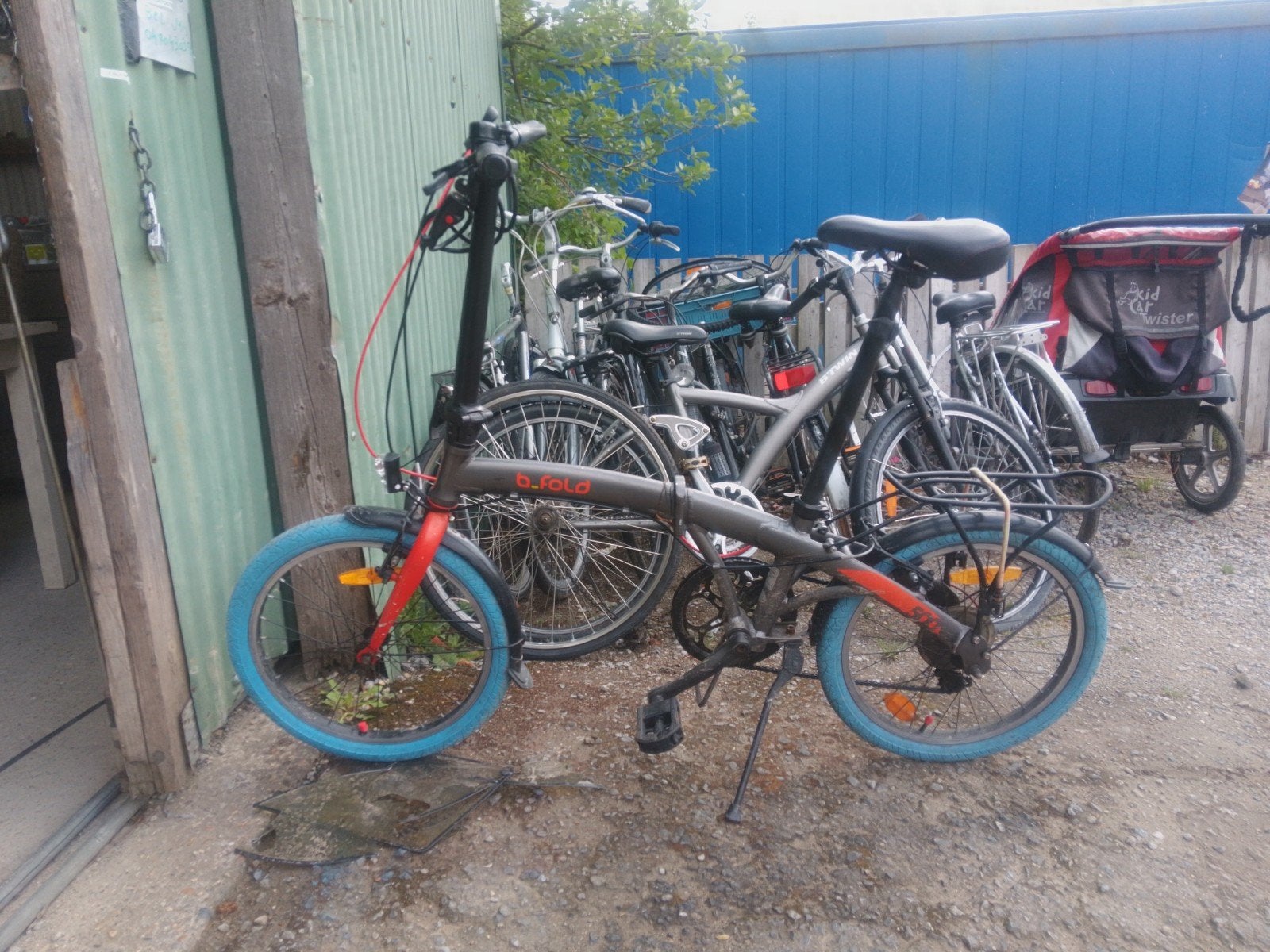Plooi fiets, Enlèvement