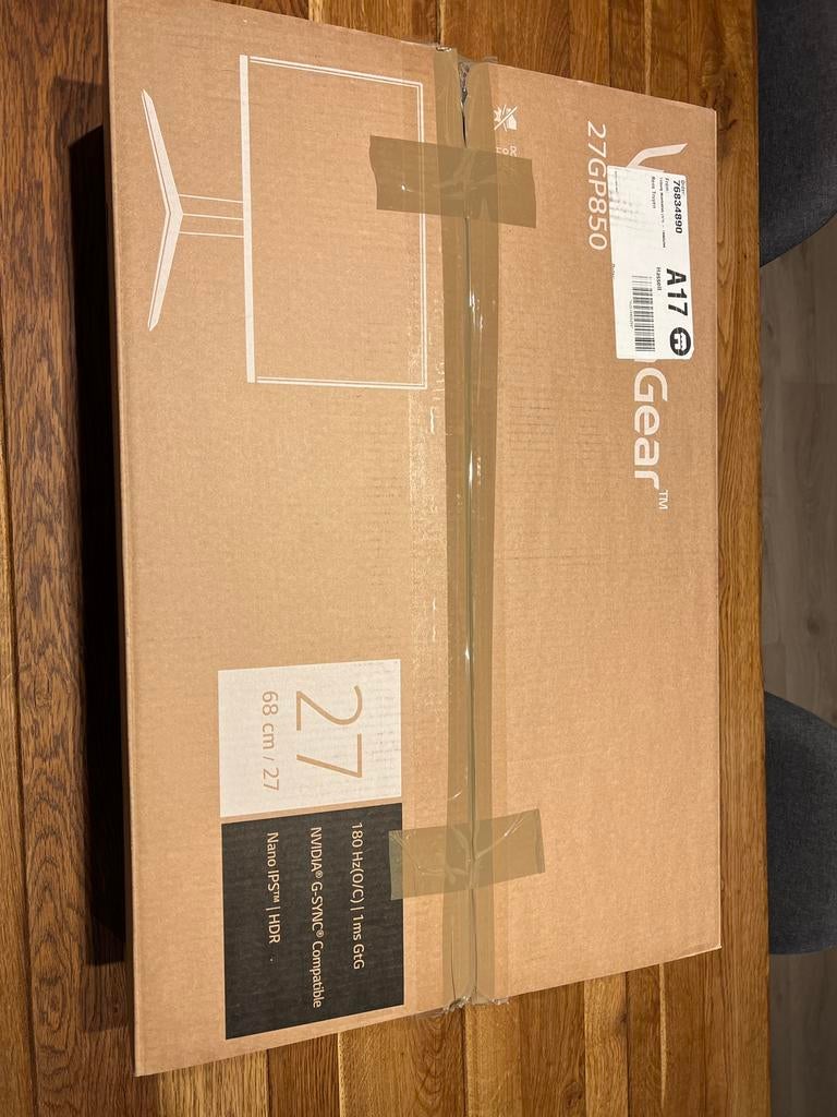 Monitor LG UltraGear 27GP850P-B, Computers en Software, Ophalen, Zo goed als nieuw