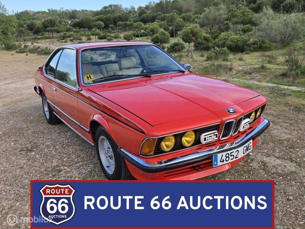 BMW 635 CSi | 1980 | Route 66 Auctions, Auto's, Oldtimers, Zwart, Bedrijf, Handgeschakeld, Overige carrosserie