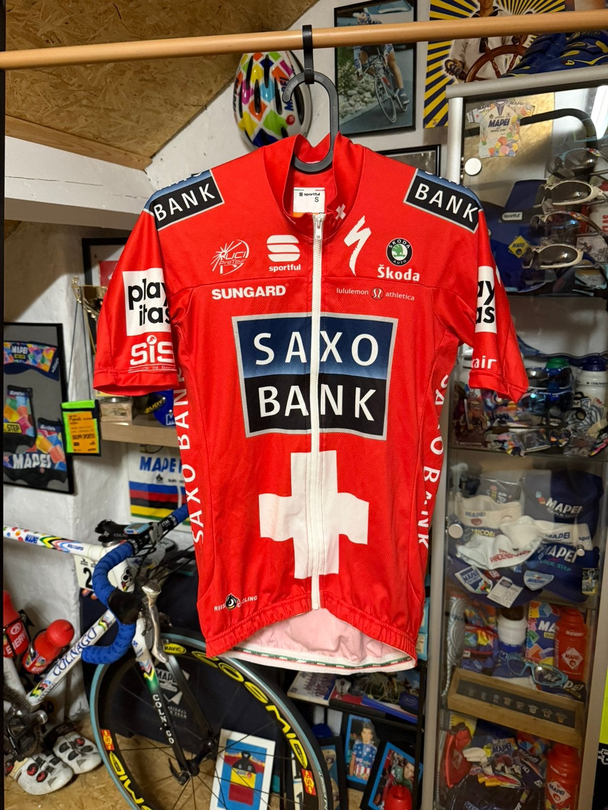 Saxo bank - Fabian Cancellara, Ophalen of Verzenden