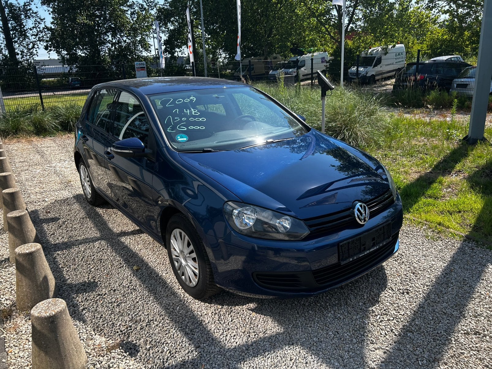 Volkswagen golf 6 benzine gekeurd voor verkoop, Auto's, Volkswagen, Voorwielaandrijving, Stof, Zwart, Blauw