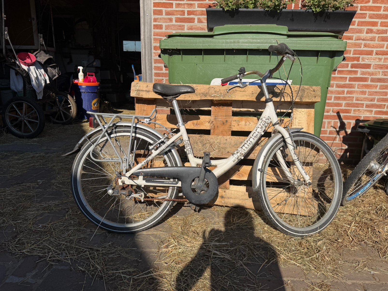 Meisjesfiets met werk aan, Fietsen en Brommers, Ophalen, Gebruikt