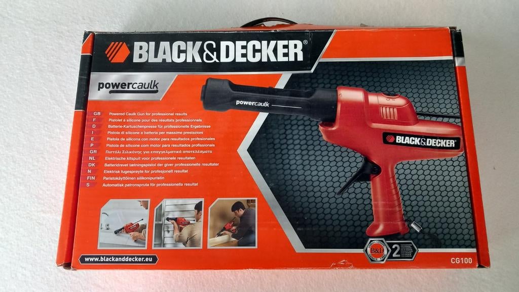 Elektrische accu kitspuit Black&Decker, Ophalen, Gebruikt