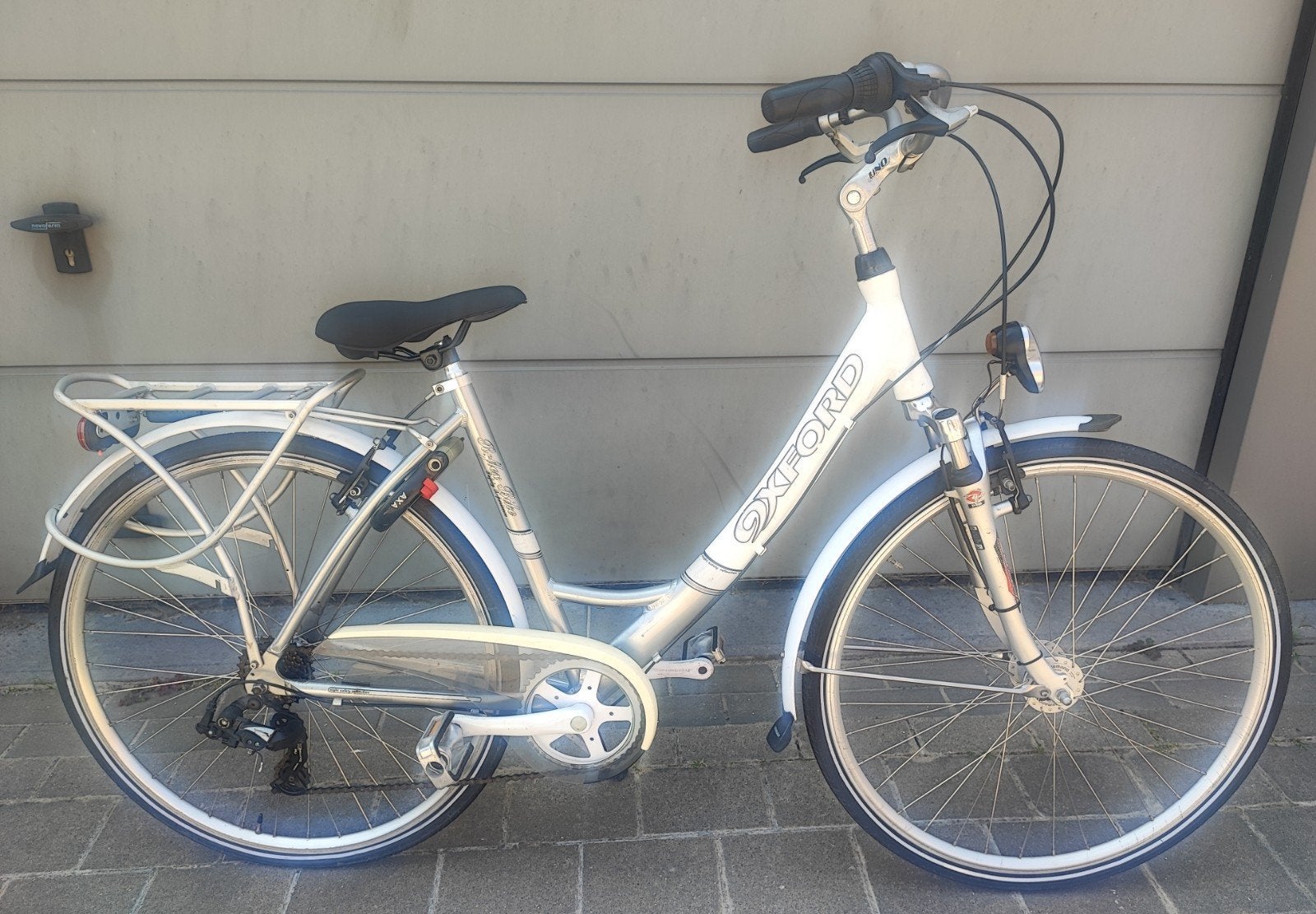 Damesfiets Oxford met 7 versnellingen., Velgrem, 47 tot 50 cm, Versnellingen, Zo goed als nieuw