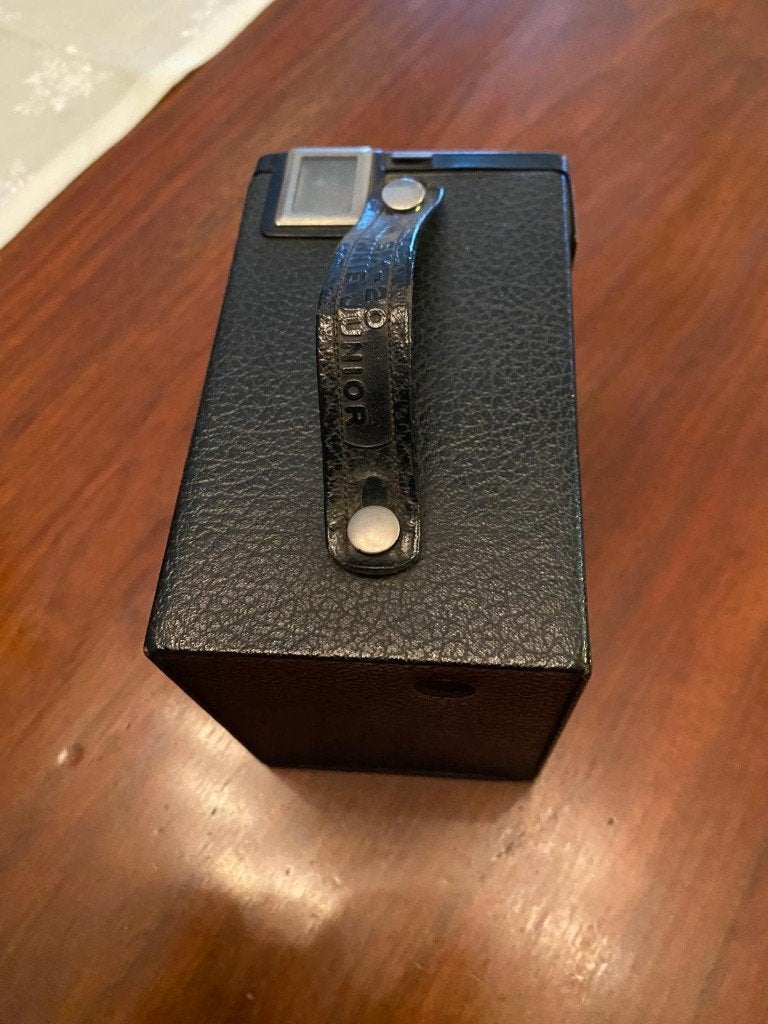 Foto apparaat 100 jaar oud met bijpassende tas, Verzamelen, Ophalen of Verzenden, Voor 1940, Fototoestel