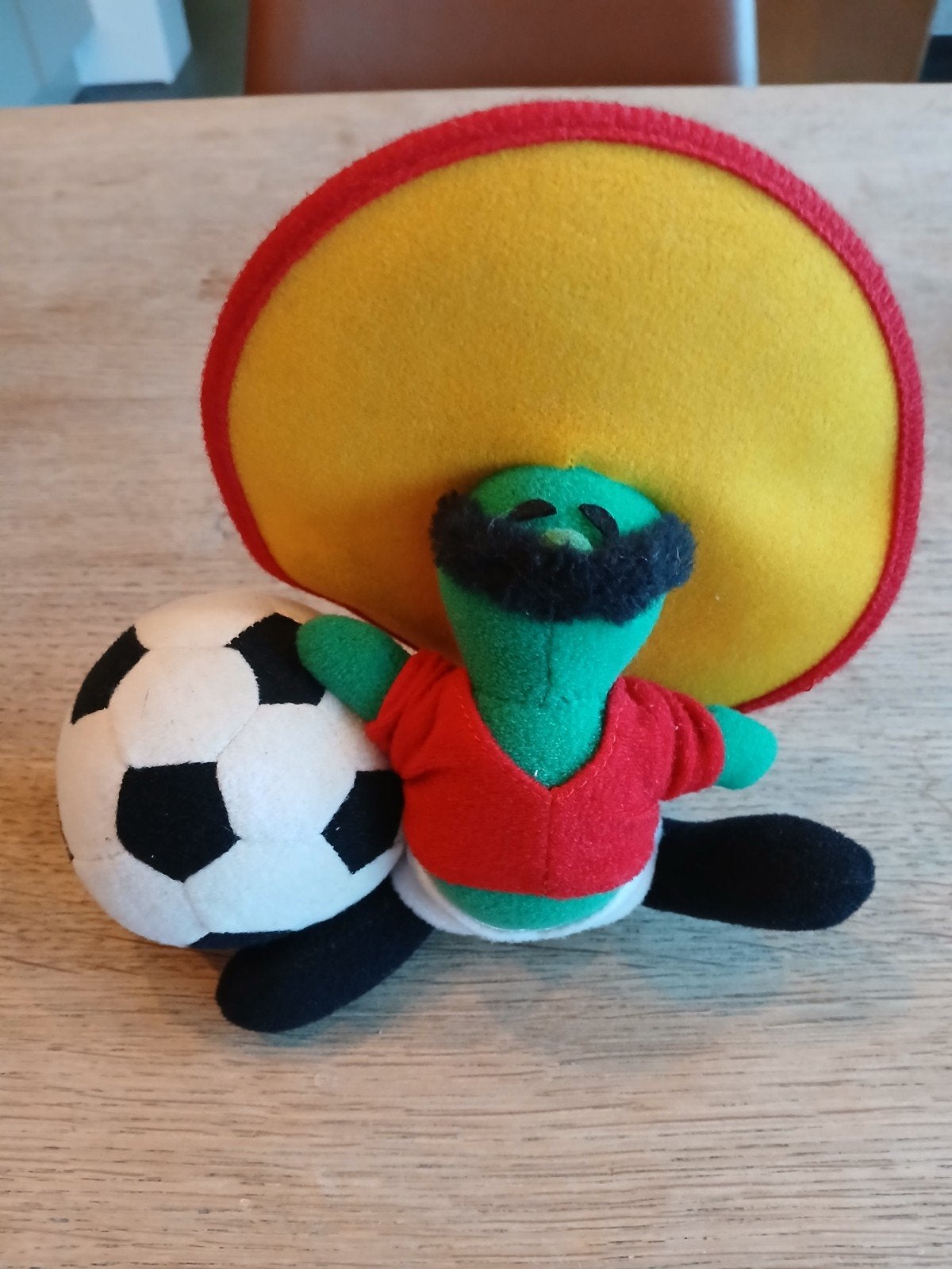 Originele WK 1986 Mexico Señor Pique mascotte/celloctor item, Ophalen, Zo goed als nieuw, Overige typen, Middelgroot (20 tot 80 cm)
