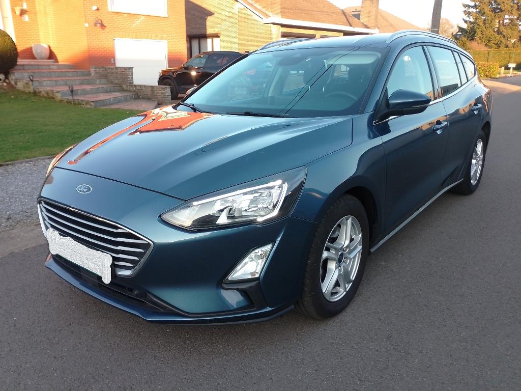 Ford focus 1,5 tdci 2020 in zeer goed staat, Auto's, Stof, 4 cilinders, Blauw, 99 g/km