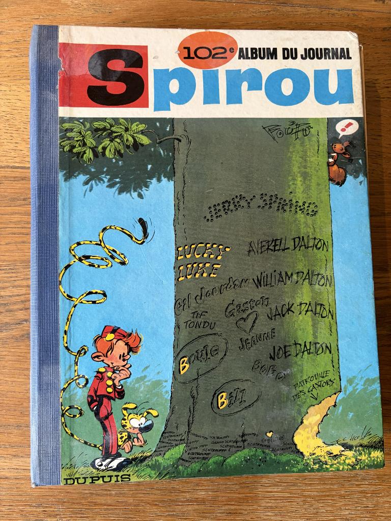 Spirou 102, Verzamelen, Ophalen of Verzenden, Overige figuren, Gebruikt, Boek of Spel