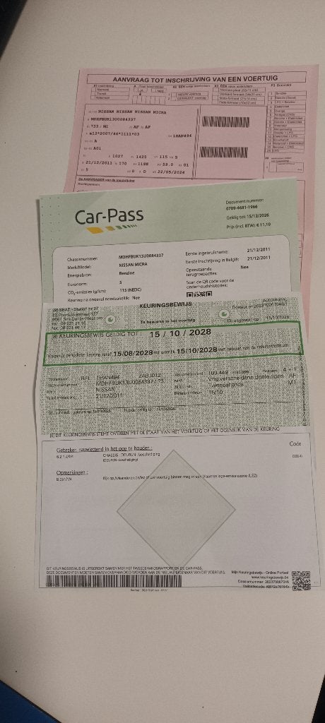 Nissan Micra, Auto's, Euro 5, 1198 cc, Micra, 59 kW