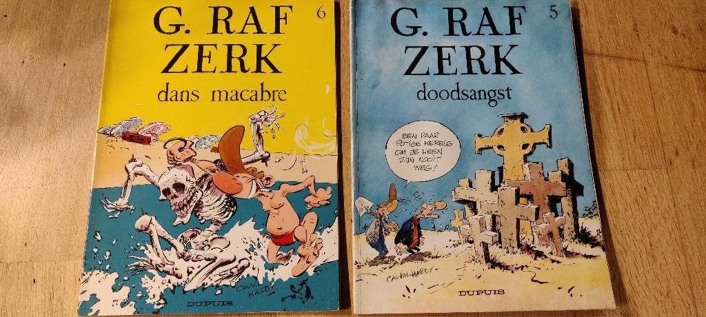 G.Raf.Zerk x2, Cauvin & Hardy, Meerdere stripboeken, Ophalen, Gelezen