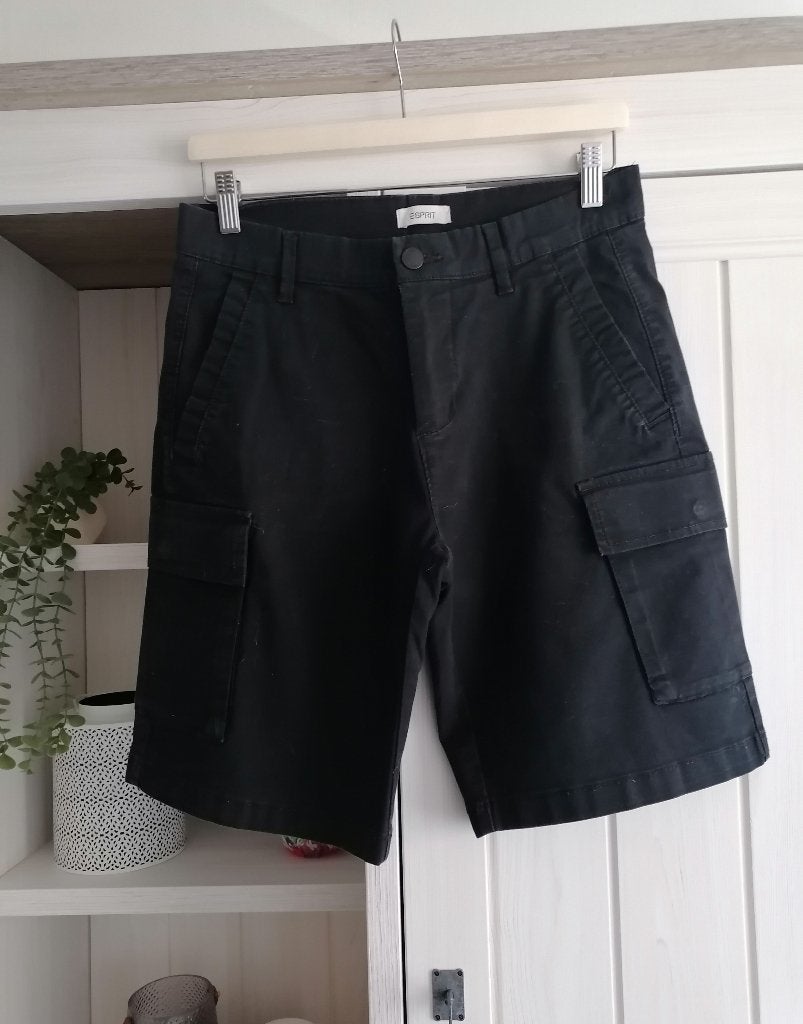 Bermuda Esprit, maat W28, Kleding | Heren, Broeken en Pantalons, Zwart, Overige maten, Ophalen of Verzenden, Zo goed als nieuw