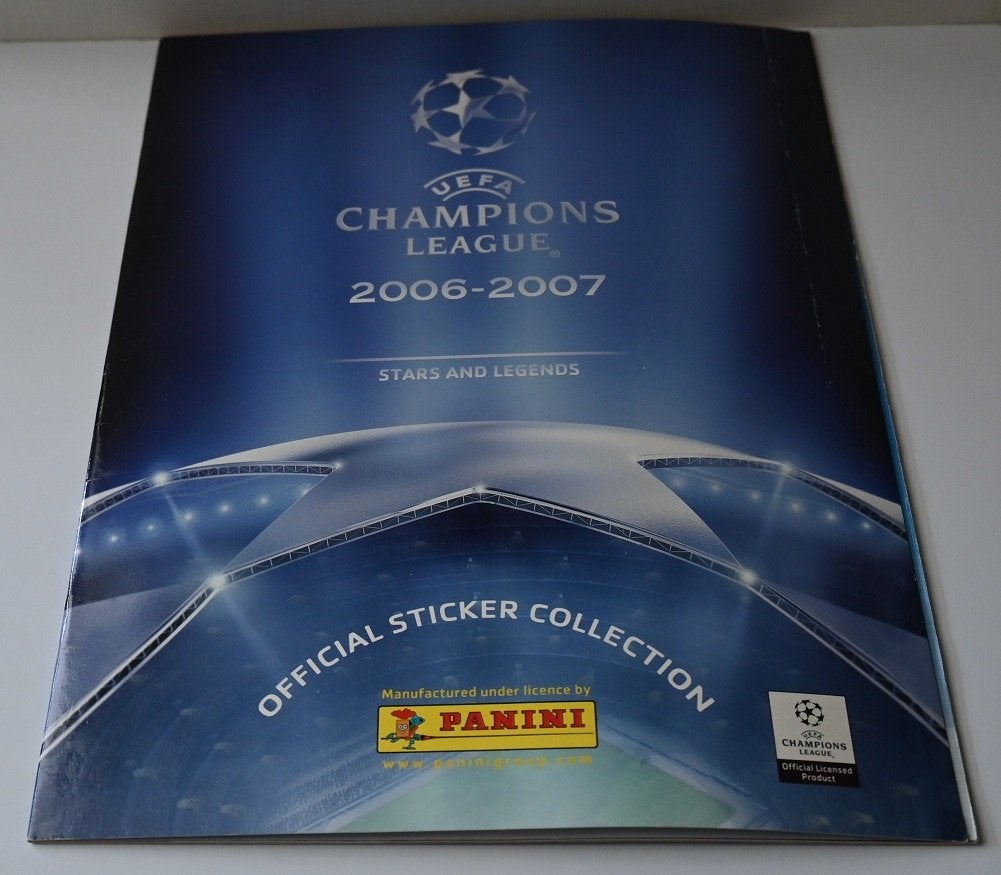 Panini Champions League 2006 - 2007 / Leeg album / ! Cover !, Verzenden, Gebruikt, Poster, Plaatje of Sticker