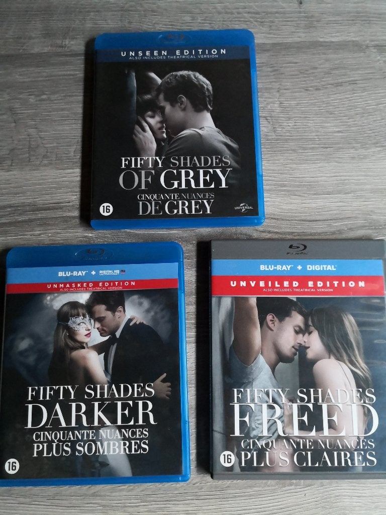 Blu-ray fifty shades trilogie, CD & DVD, Blu-ray, Enlèvement ou Envoi, Néerlandais, Blu-ray, Néerlandais