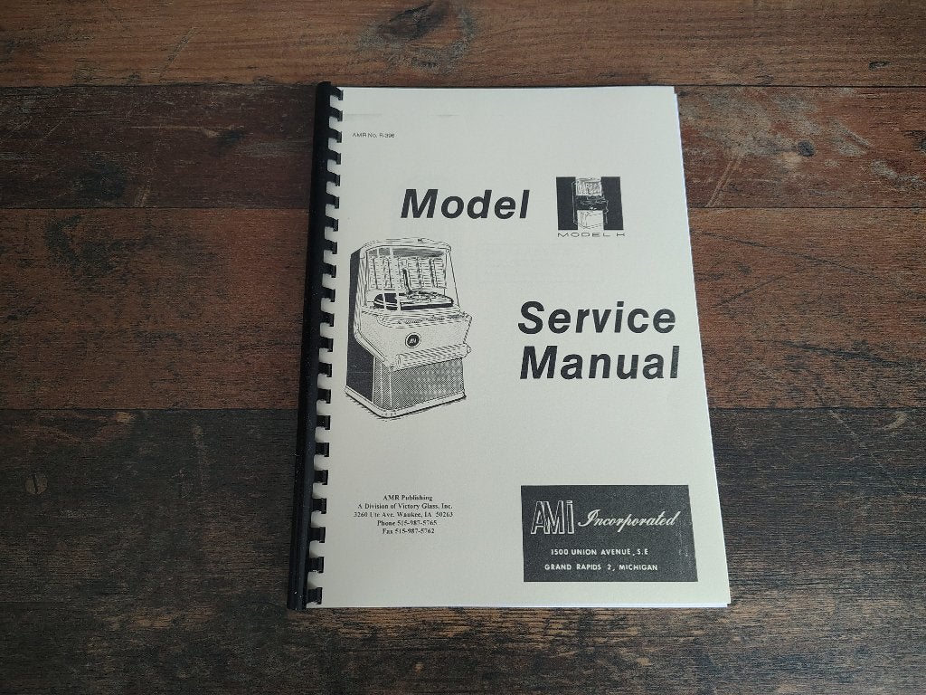 Service Manual: AMI H (1957) jukebox Nieuw !!, Verzenden, Ami
