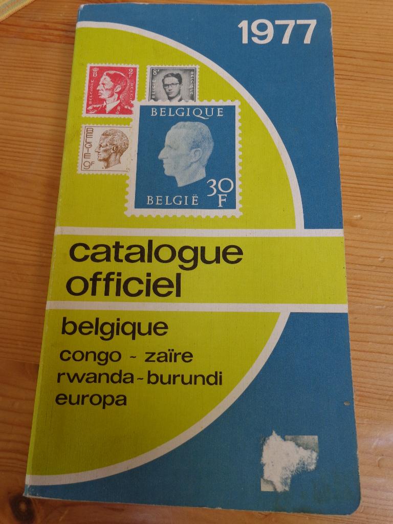philatelie: catalogue officiel Belgique, Congo-Zaïre... 1977, Enlèvement ou Envoi, Non oblitéré, Autres thèmes