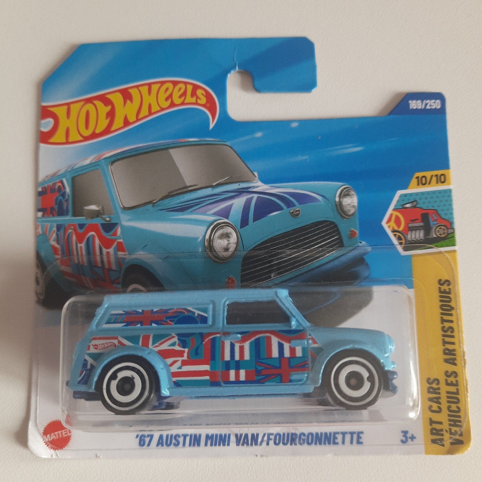 HOTWHEELS* 1967 AUSTIN MINI VAN * nr.10/10 ART CARS*SEALED*, Ophalen, Nieuw, Auto, Overige merken
