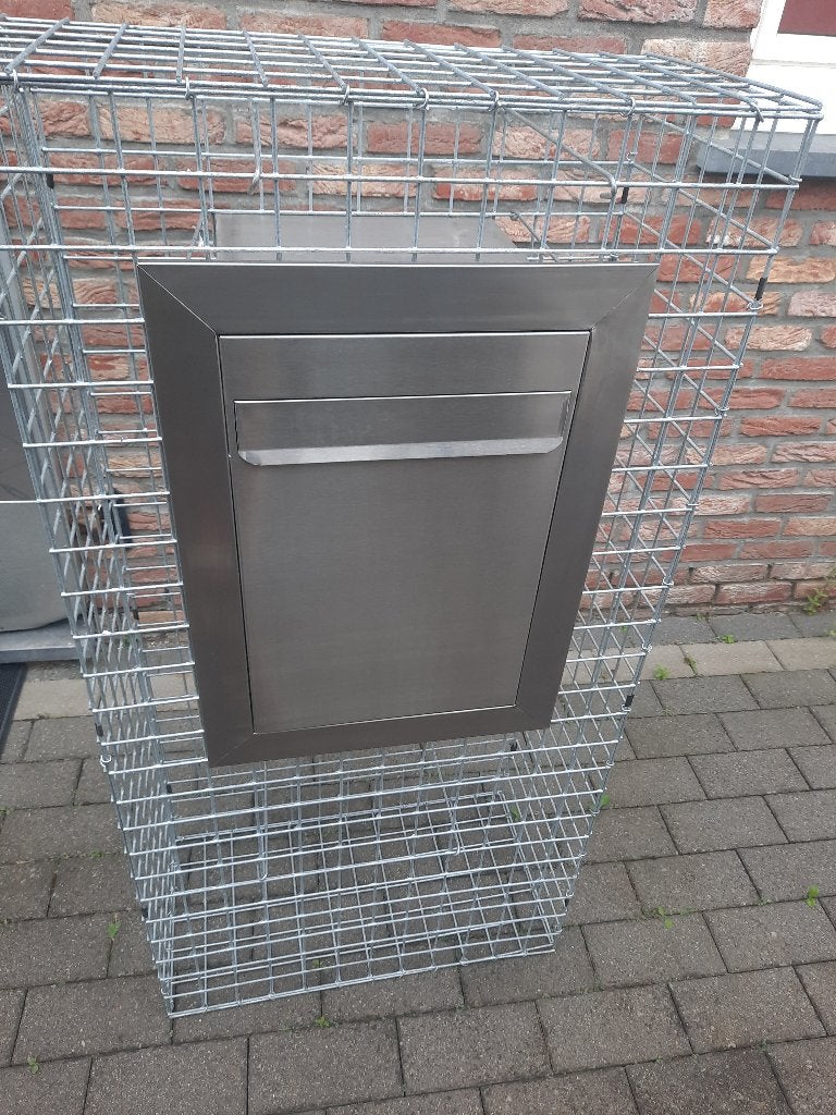 Inox brievenbus, Doe-het-zelf en Bouw, Ophalen, Nieuw