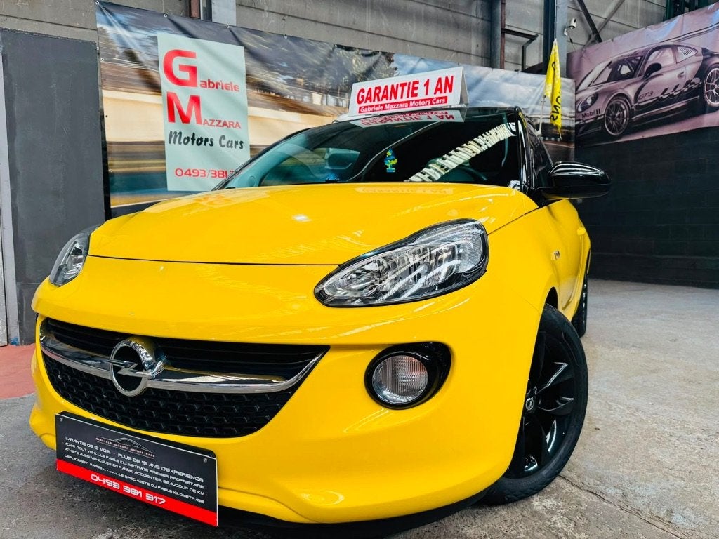 Opel Adam 1.4i Black Edition Airco J.A V.C, Entreprise, Boîte manuelle, Entretenue par le concessionnaire, 3 portes