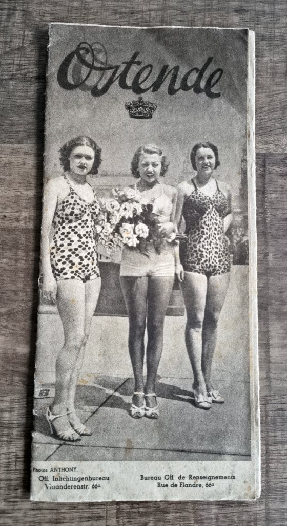 Oostende - Uitklapbrochure (leporello) uit het interbellum, Enlèvement ou Envoi, Utilisé