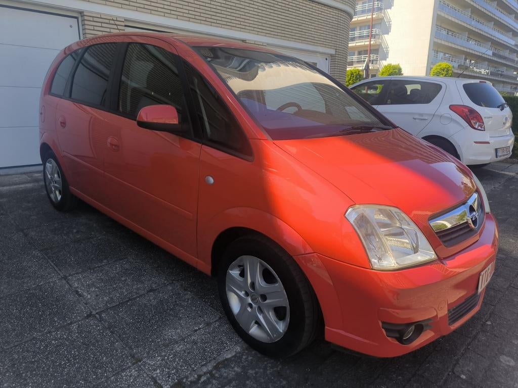 Opel meriva 1.4i benzine 2010 1eig 70.000km!!! Ohb klimaat, Zwart, Particulier, Rood, 88 g/km