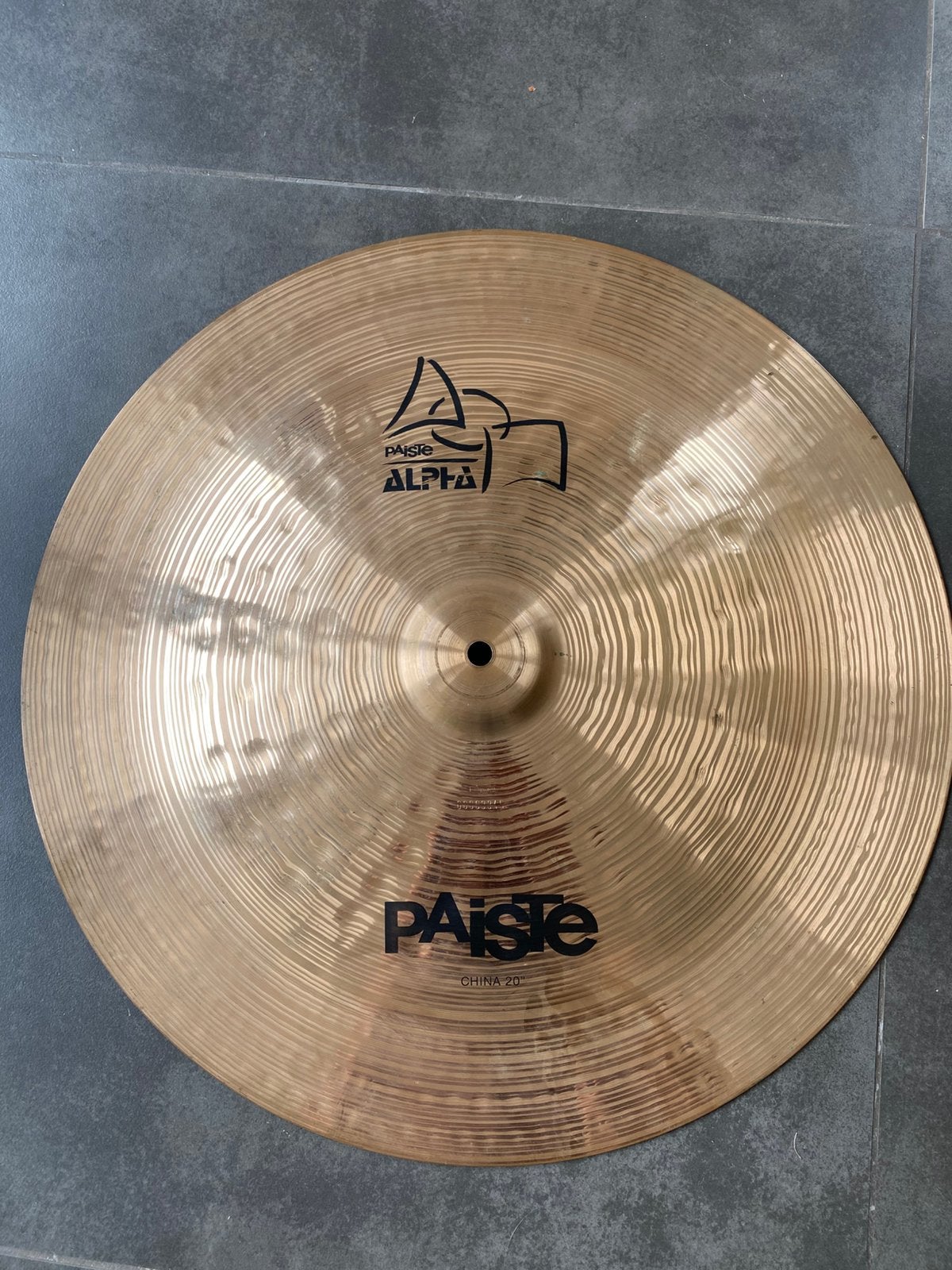 Paiste Alpha 20” china cymbaal, Muziek en Instrumenten, Ophalen, Zo goed als nieuw