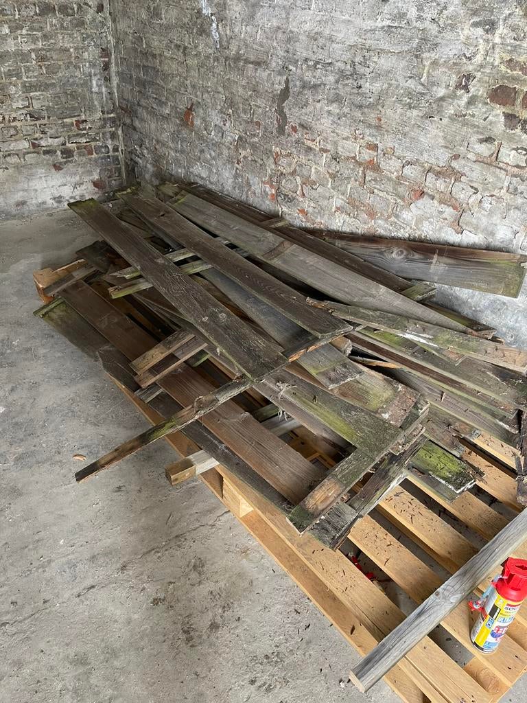 Gratis houten planken afbraak, Ophalen, Gebruikt, Plank