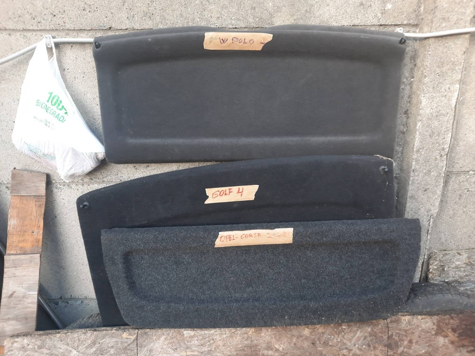achter plank opel corsa golf4 wvpolo 20eu stuk, Auto-onderdelen, Ophalen, Opel