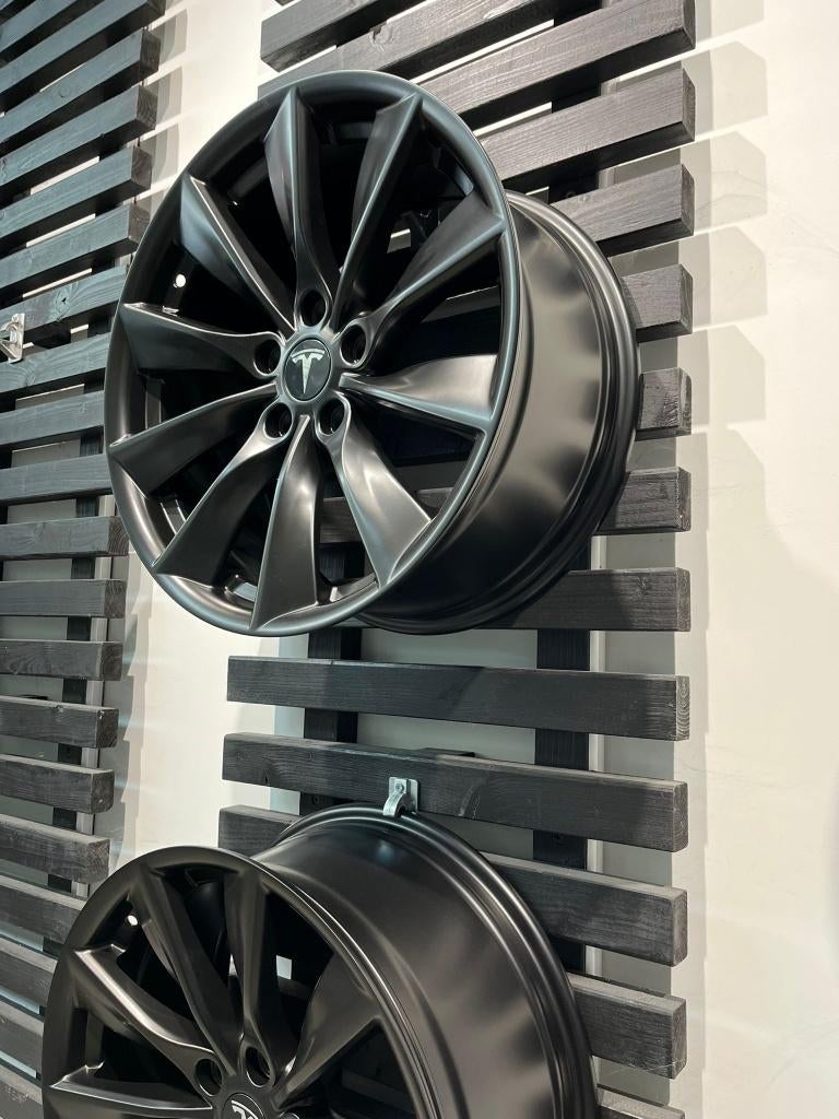 velgen tesla model3  18" 5x114.3 zwart nieuw, Auto-onderdelen, 18 inch, Velg(en), Nieuw, Ophalen of Verzenden