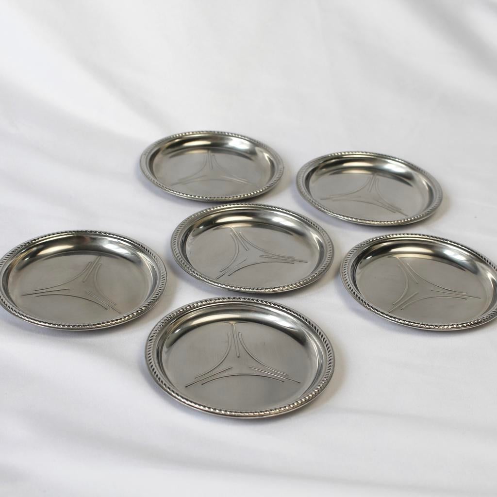 Set van 6 Vintage Alfra Alessi onderzetters – Jaren '60, Enlèvement ou Envoi