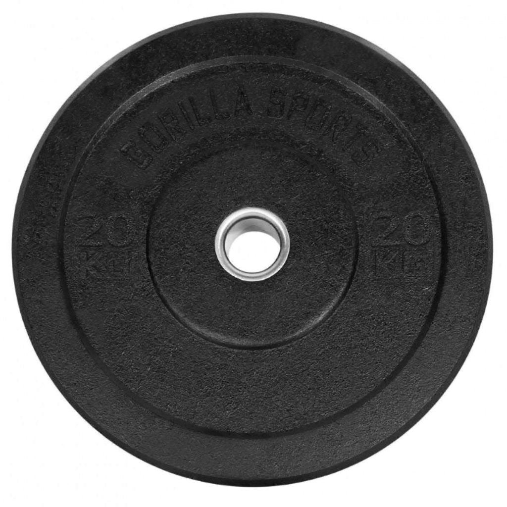 Bumperplate 20 kg Zwart, Sports & Fitness, Comme neuf, Enlèvement, Autres types, Autres matériaux