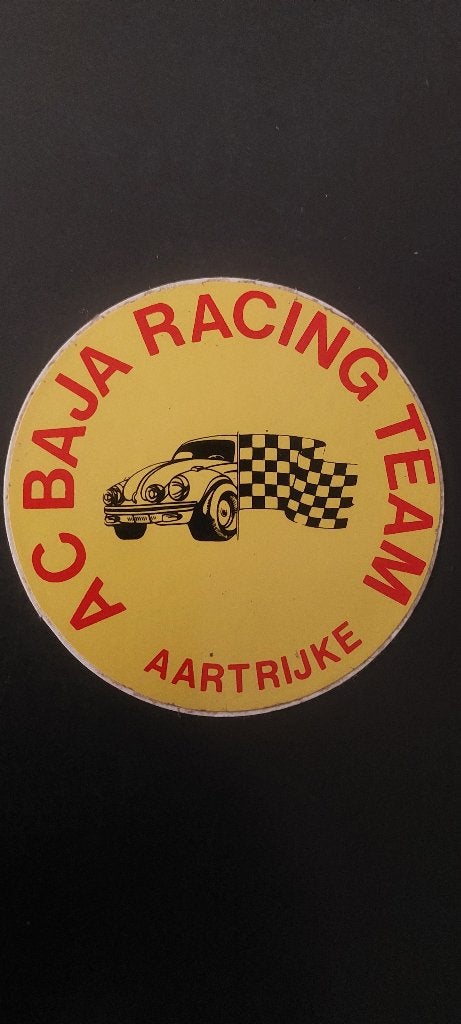 Sticker autocollant rally baja racing team aartrijke, Envoi, Utilisé