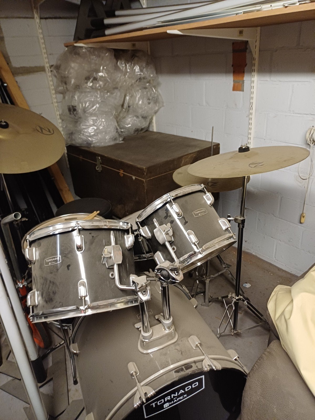 Drumstel te koop, Musique & Instruments, Batteries & Percussions, Enlèvement, Comme neuf, Autres marques