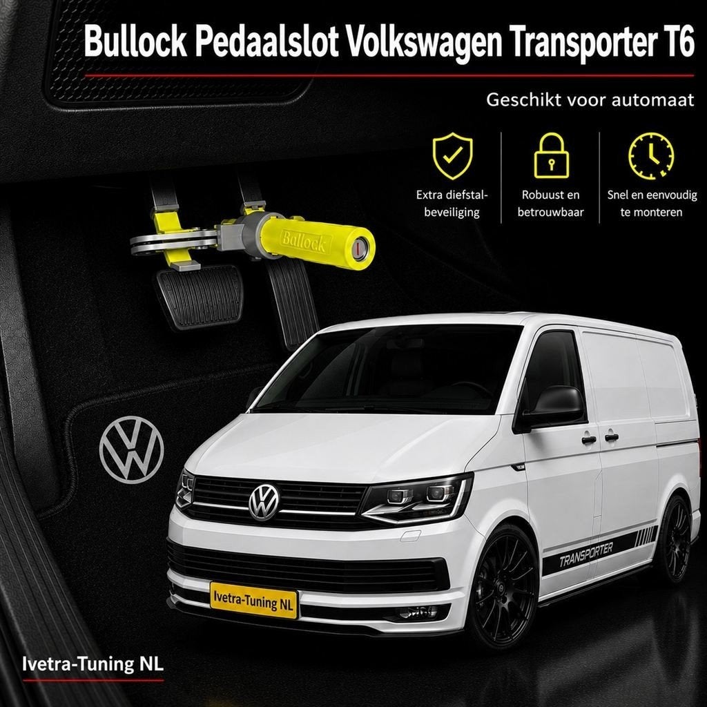 Pedaalslot VW Transporter T5 & T6 Automaat | Beveiliging, Ophalen of Verzenden, Nieuw
