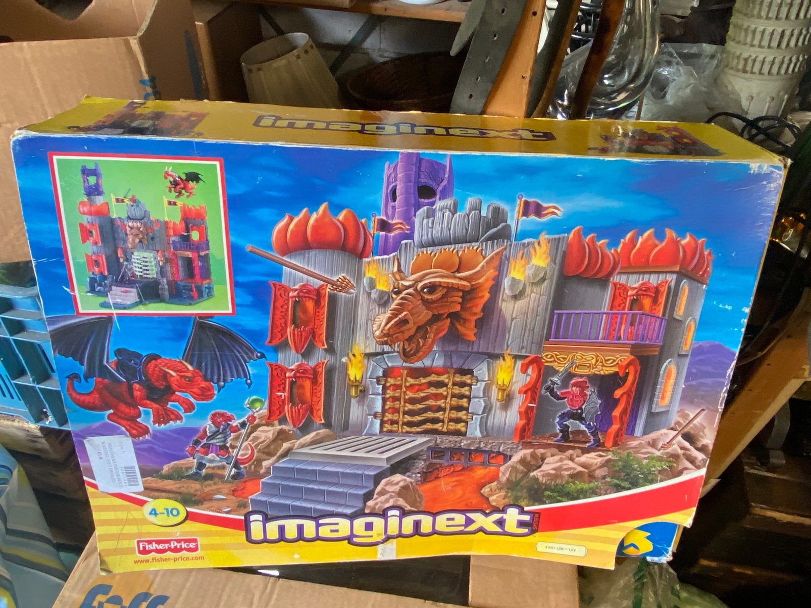 Fisher Price ImagineNext Dragon Castle, Enlèvement, Comme neuf
